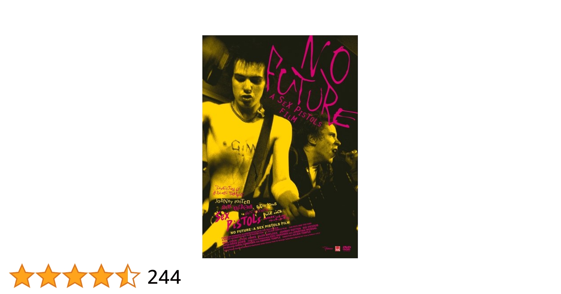Amazon.co.jp: NO FUTURE : A SEX PISTOLS FILM (スタンダード